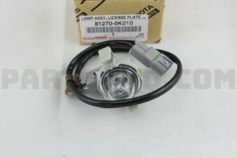 812700K010 LAMP ASSY, LICENSE PLATE