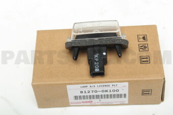 812700K100 LAMP ASSY, LICENSE