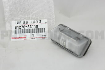8127033110 LAMP ASSY  LICENSE