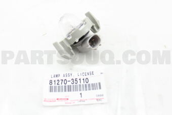 8127035110 LAMP ASSY, LICENSE PLATE
