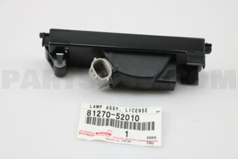 8127052010 LAMP ASSY, LICENSE PLATE