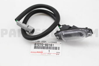 8127060161 LAMP ASSY, LICENSE PLATE