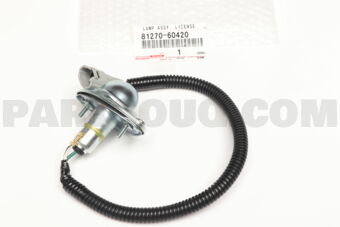 8127060420 LAMP ASSY, LICENSE PLATE