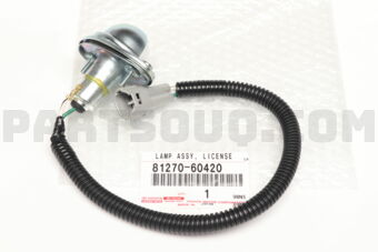 8127060420 LAMP ASSY, LICENSE PLATE