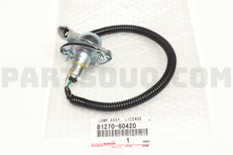 8127060420 LAMP ASSY, LICENSE PLATE
