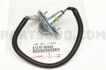 8127060420 LAMP ASSY, LICENSE PLATE