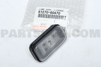 8127060470 LAMP ASSY, LICENSE
