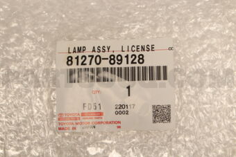 8127089128 Toyota LAMP ASSY, LICENSE PLATE