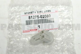 8127502080 SOCKET AND WIRE, LICENSE PLATE LAM