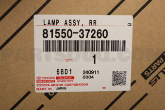 8155037260 Toyota LAMP ASSY, REAR COMBINATION, RH