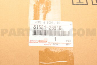 8155126510 LENS & BODY  RR