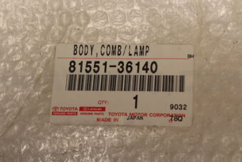 8155136140 LENS, REAR COMBINATION LAMP, RH