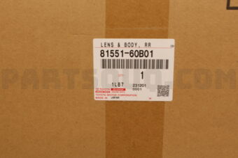 8155160B01 Toyota LENS &amp; BODY  RR