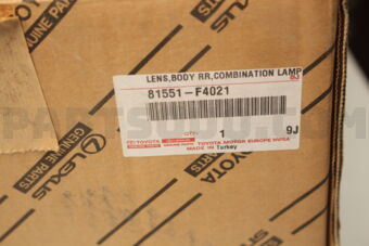 81551F4021 LENS &amp; BODY  RR