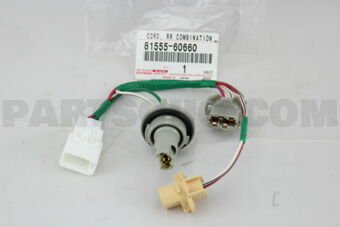 8155560660 SOCKET & WIRE SUB-ASSY, REAR COMBI