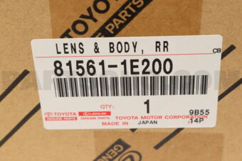 815611E200 LENS, REAR COMBINATION LAMP, LH