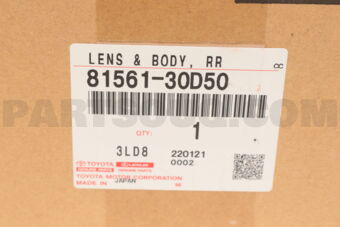 8156130D50 LENS &amp; BODY, RR