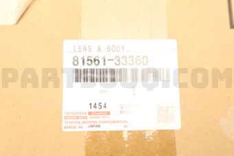 8156133360 Toyota LENS, REAR COMBINATION LAMP, LH
