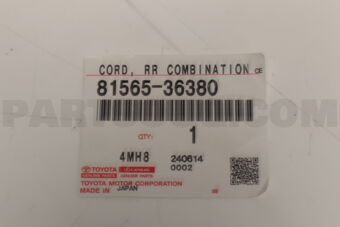 8156536380 CORD, RR COMBINATION