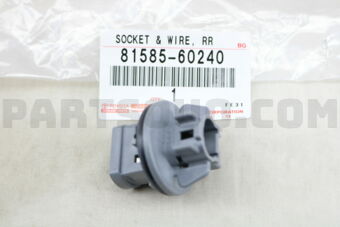 8158560240 SOCKET & WIRE, REAR FOG LAMP