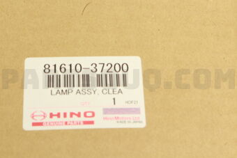 8161037200 LAMP ASSY