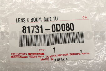 817310D080 LENS & BODY, SIDE