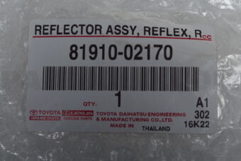8191002170 REFLECTOR ASSY, REFLEX, RH