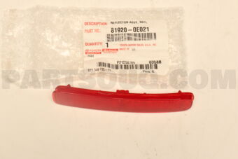819200E021 REFLECTOR ASSY, REFLEX, LH