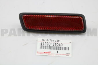 8192035040 REFLECTOR ASSY, REFLEX, LH