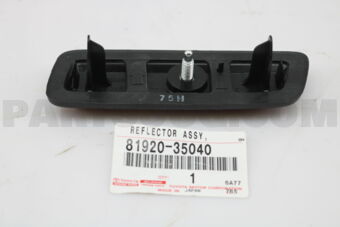 8192035040 REFLECTOR ASSY, REFLEX, LH