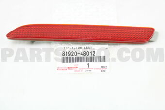 8192048012 REFLECTOR ASSY, REFLEX, LH