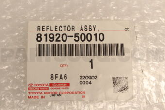 8192050010 REFLECTOR ASSY, REFLEX, LH