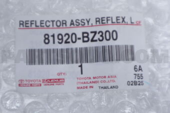 81920BZ300 Toyota REFLECTOR ASSY  REFL