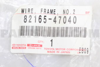8216547040 Toyota WIRE, FRAME, NO.2