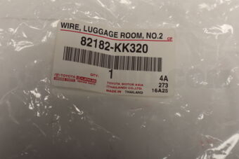 82182KK320 WIRE, LUGGAGE ROOM