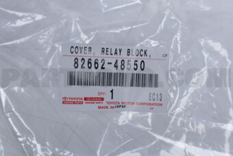 8266248550 Toyota COVER, RELAY BLOCK