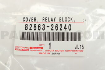 8266326240 COVER  RELAY BLOCK