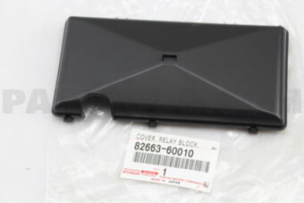 8266360010 COVER, RELAY BLOCK, NO.1