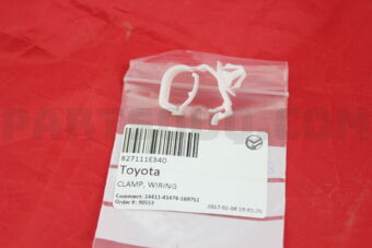 827111E340 CLAMP NO.1 (FOR WINDSEIELD WASHER)