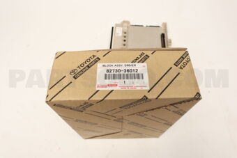 8273036012 BLOCK ASSY, DRIVER