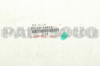 8310924020 BULB, COMBINATION METER, NO.1