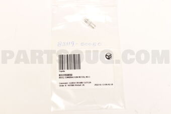 8311950050 BULB, COMBINATION METER, NO.1