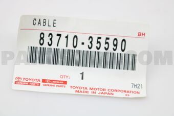 8371035590 CABLE ASSY, SPEEDOMETER DRIVE, NO.