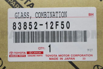 8385212F50 GLASS, COMBINATION METER