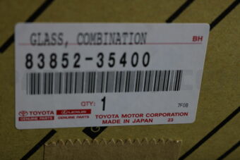 8385235400 GLASS, SPEEDOMETER
