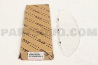 8385252E40 GLASS, COMBINATION METER