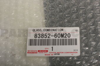 8385260M20 GLASS, COMBINATION METER