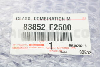 83852F2500 GLASS, COMBINATION METER
