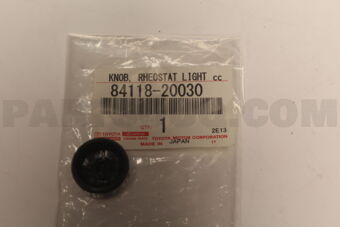 8411820030 Toyota KNOB, LIGHT CONTROL RHEOSTAT