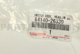 8414026330 SWITCH ASSY, HEADLAMP DIMMER